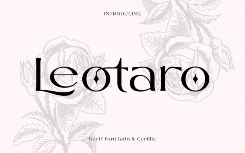 Leotaro Serif Font