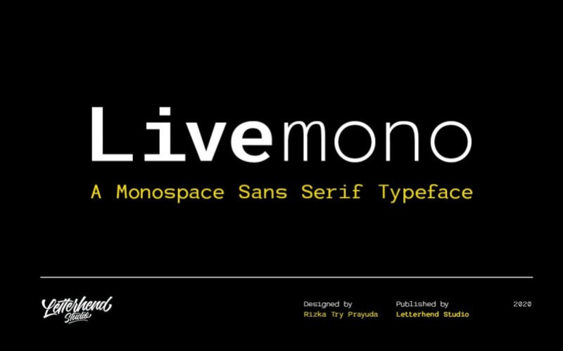 Livemono Sans Serif Font