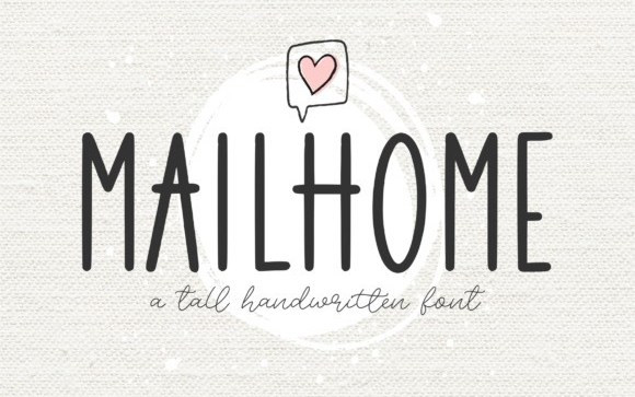 Mailhome Display Font