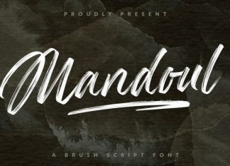 Mandoul Brush Font