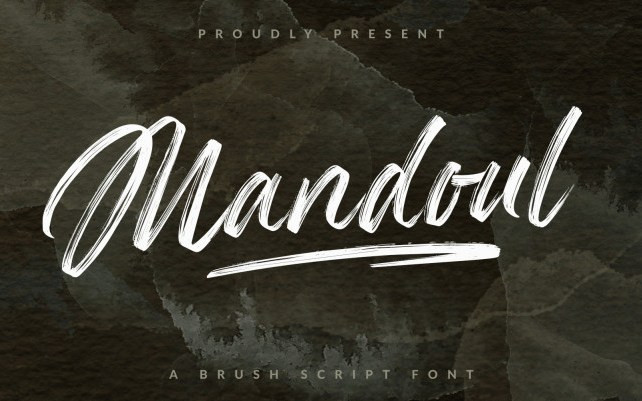 Mandoul Brush Font