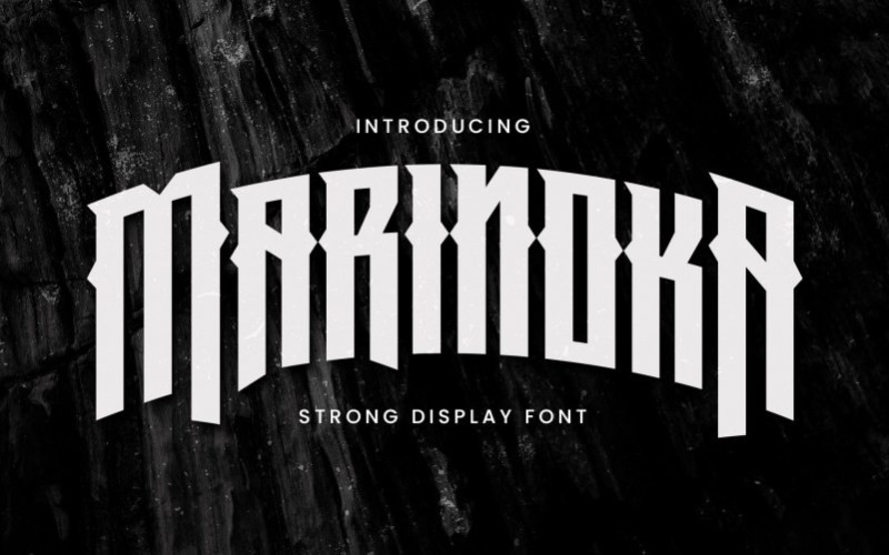 Marinoka Display Font