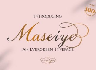Maseiye Calligraphy Font