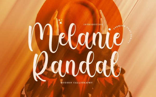 Melanie Randal Script Font