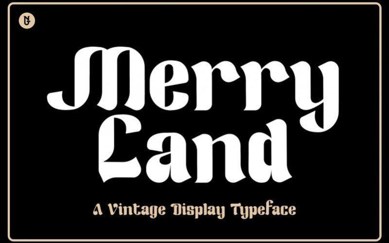 Merry Land Display Font