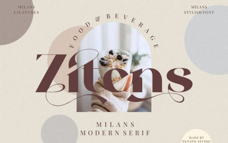 Milans Serif Font