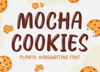 Mocha Cookies Brush Font