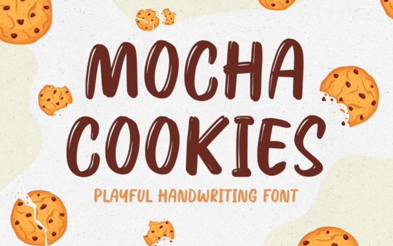 Mocha Cookies Brush Font