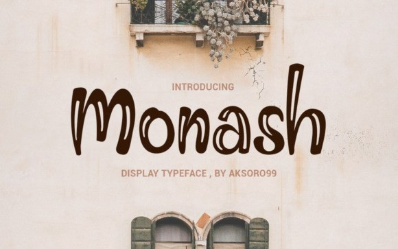 Monash Display Font