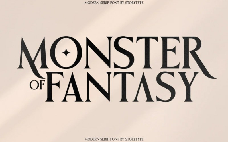 MONSTER OF FANTASY Serif Font