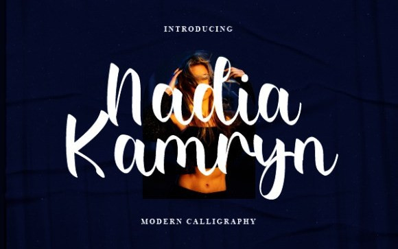 Nadia Kamryn Handwritten Font