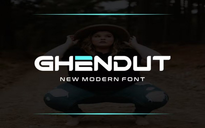 New Ghanes Display Font