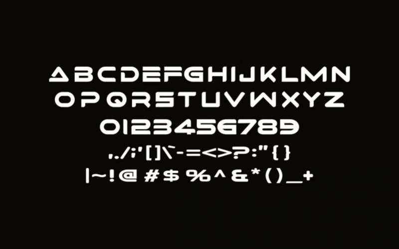 New Ghanes Display Font