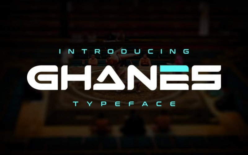 New Ghanes Display Font