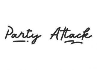 Party Attack Script Font