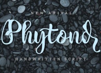 Phytond Script Font
