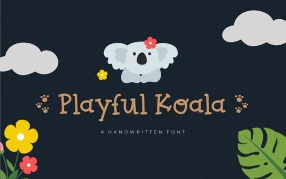 Playful Koala Display Font