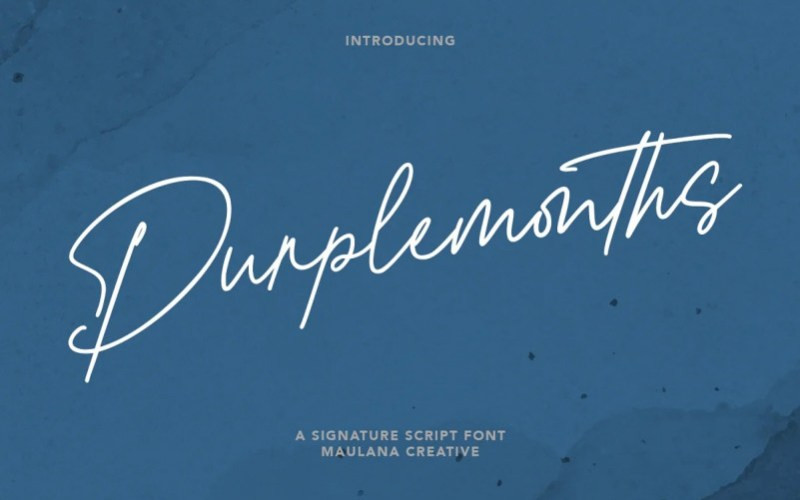 Purplemonths Handwritten Font