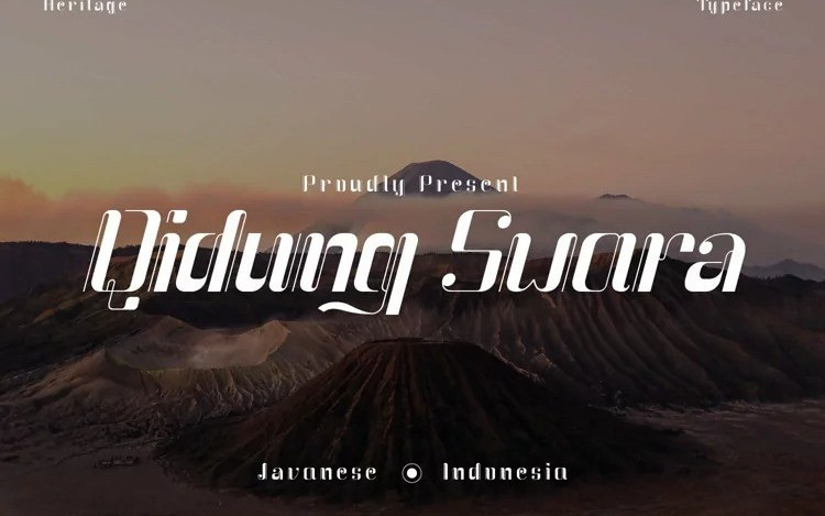 Qidung Swara Display Font