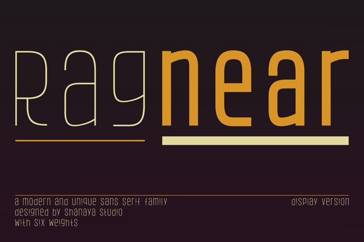 Ragnear Display Font