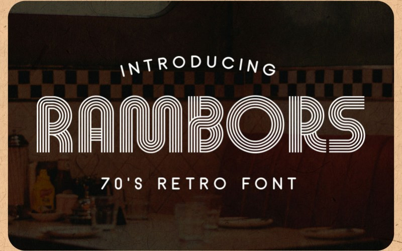 Rambors Display Font