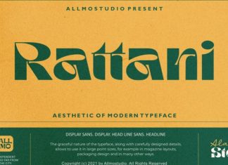 Rattani Display Font
