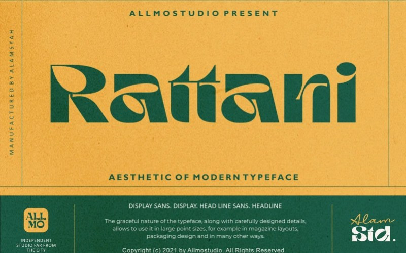 Rattani Display Font