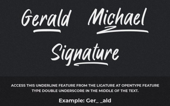 Raymond Signature Font