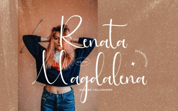 Renata Magdalena Handwritten Font