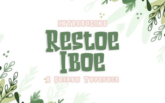 Restoe Iboe Display Font