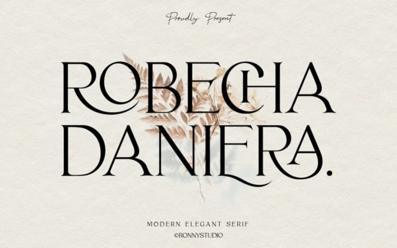 Robecha Daniera Serif Font