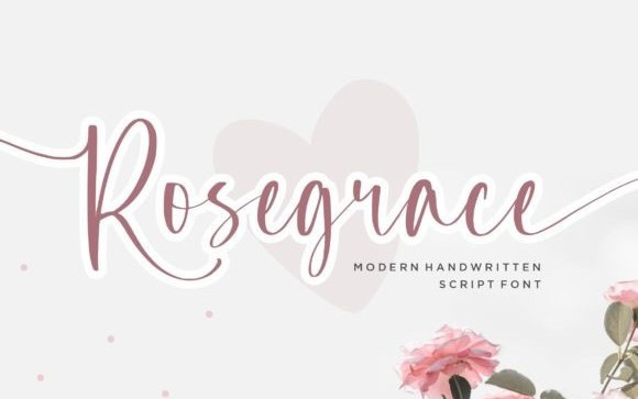 Rosegrace Calligraphy Font