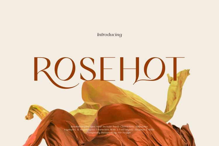 Rosehot version Sans Serif Font