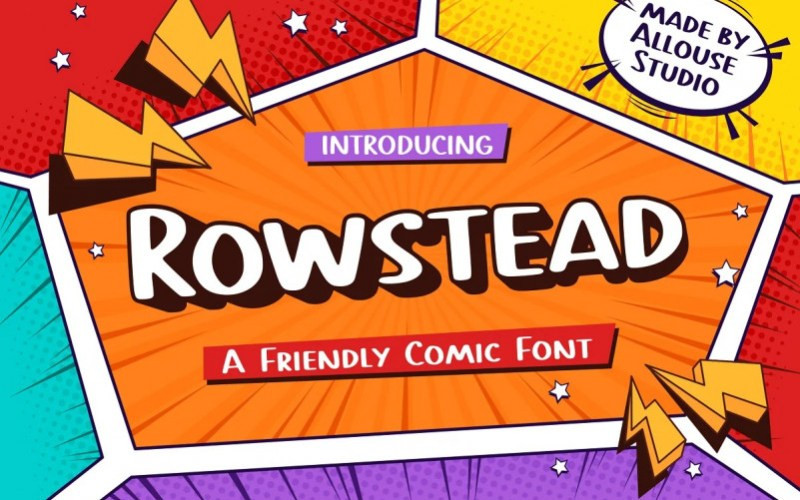 Rowstead Display Font