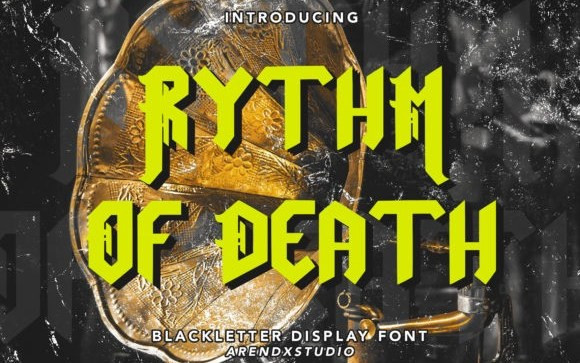 Rythm Of Death Display Font