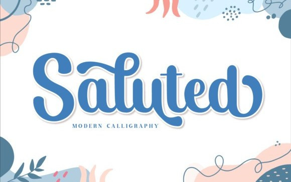 Saluted Script Font