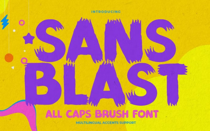Sansblast Display Font