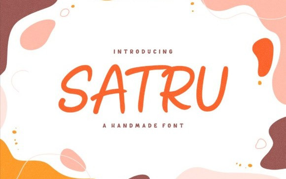 Satru Display Font