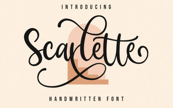 Scarlette Calligraphy Font