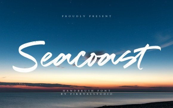 Seacoast Brush Font