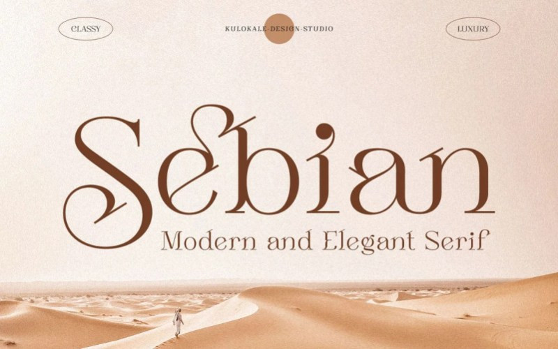 Sebian Serif Font