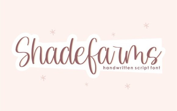 Shadefarms Script Font