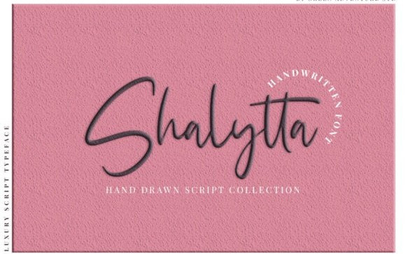 Shalytta Calligraphy Font