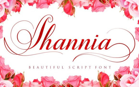 Shannia Calligraphy Font