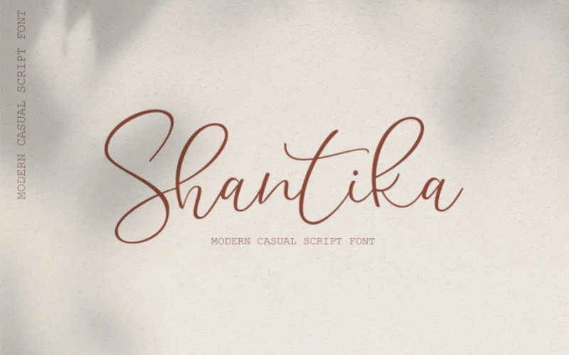 Shantika Handwritten Font