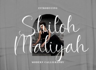 Shiloh Maliyah Script Font