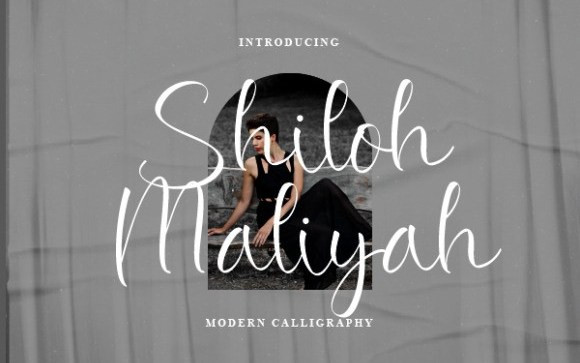 Shiloh Maliyah Script Font