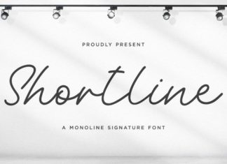 Shortline Handwritten Font