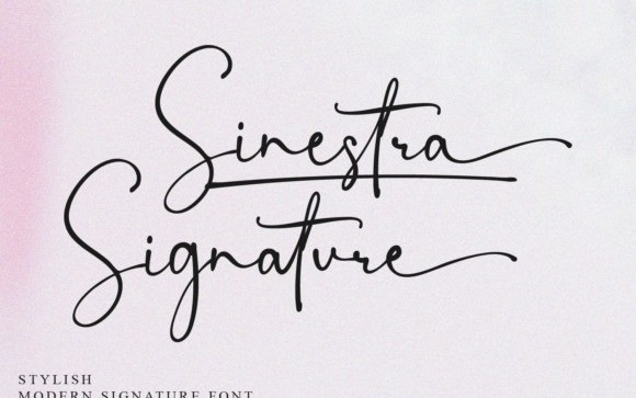 Sinestra Signature Font