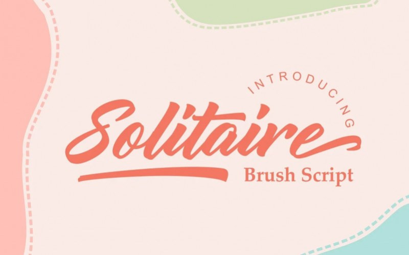 Solitaire Script Font